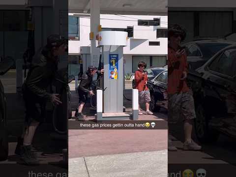 guy gets caught stealing gas