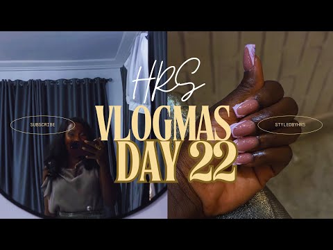 VLOGMAS DAY 22 | A DAY IN MY LIFE, LAGOS NIGERIA | SELF CARE | NAILS | LASHES | HAIR CARE | CAROL 🎄