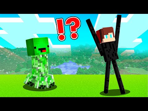 Mikey CREEPER Vs JJ ENDERMAN : SPEEDRUNNER Vs HUNTER In Minecraft - Maizen