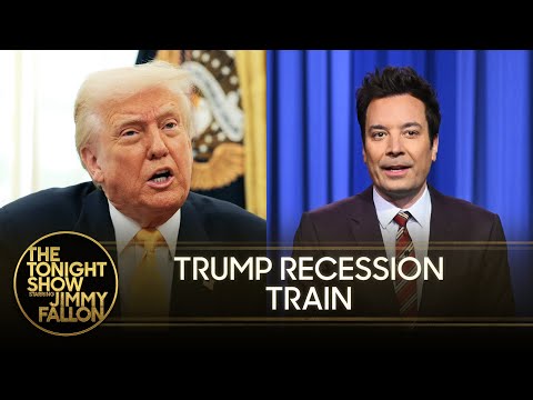 Trump's Recession Talk Sparks Stock Market Dive, Elon Blames X Outage on Cyberattack | Tonight Show