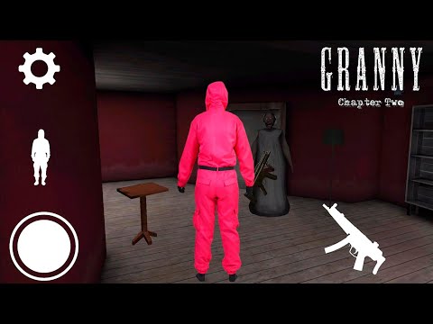 Playing As The SQUID GAME GUARD In Granny Chapter 2 On Hard Mode!