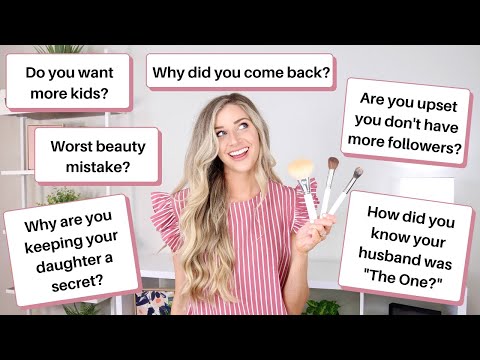 Q&A GET READY WITH ME