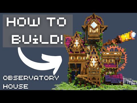 How To Build an Observatory House in Minecraft [Tutorial]