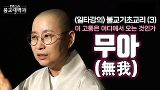 |#불교대백과|27.*교리강의3탄* 이 세상의 모든 것은 실체가 없다 '무아(無我)' #영원한것은없다 #원영스님 #놓치면후회