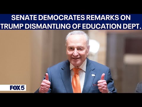 Senate Democrats on President Trump's proposed abolishing of the Department of Education