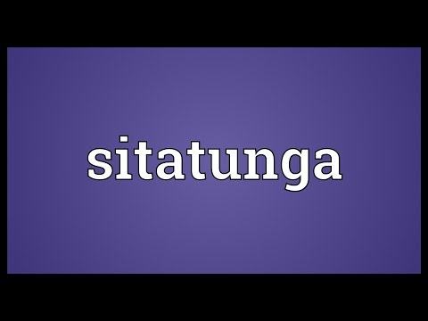 Sitatunga Meaning