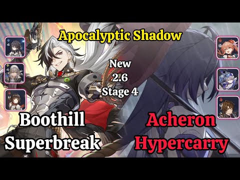 E0S0 Boothill Superbreak & E0S0 Acheron Hypercarry New Apocalyptic Shadow stage 4 Clear / HSR