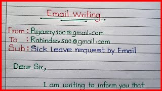 Email Writing In English🔥Email writing Format/Sample || How to write Email in English