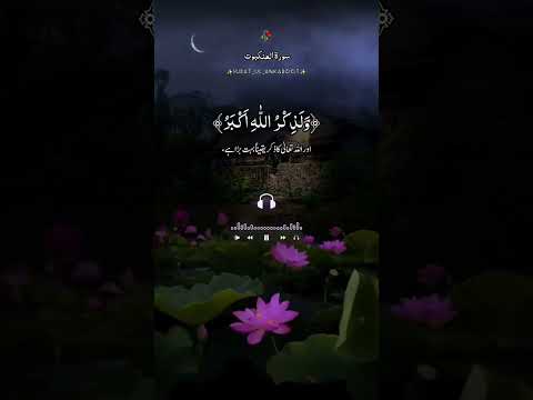 Surah Al Ankabut #quran #surahankabut #islamicvideo #holyquranforall