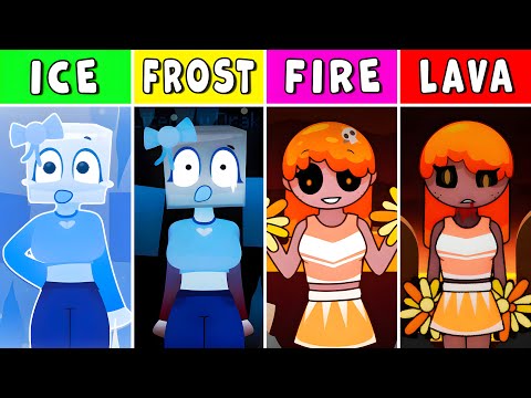 Incredibox: ICE vs FROST vs FIRE vs LAVA - But With Animation (New Mod)