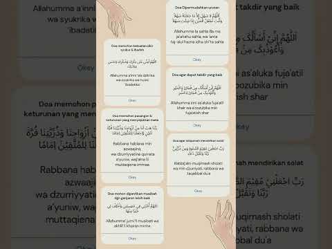 KUMPULAN DOA DOA PENTING//#storyislami #doa #doamustajab #fyp #amalan