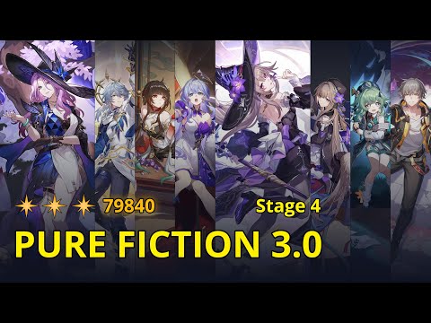 E1S1 Jade + E0 Sunday & E1S1 The Herta - Pure Fiction 3.0 Stage 4 (3 Stars) | Honkai: Star Rail