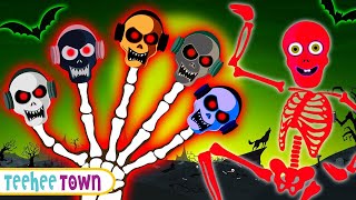 🔴  Crazy Skeletons Finger Family Collection And Skeletons Song By Teehee Town