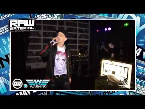 MC SHABBA D - RAW MATERIAL DJS - LIVE AT RUMBLE VS WARNING