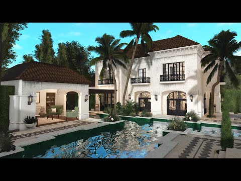 Building a Realistic Mediterranean Mansion in Bloxburg (My Best Build Yet)