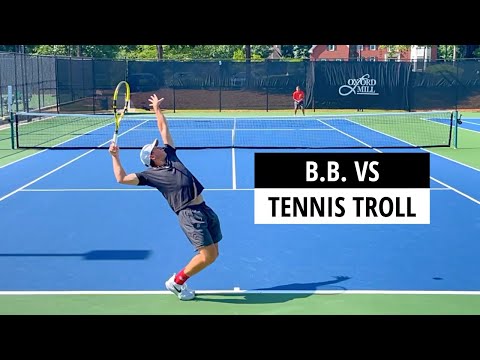 Who Wins?  High School Junior vs TennisTroll