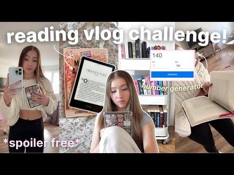 random number generator chooses how many pages I read ❓📖 holiday reads & new favs (reading vlog)