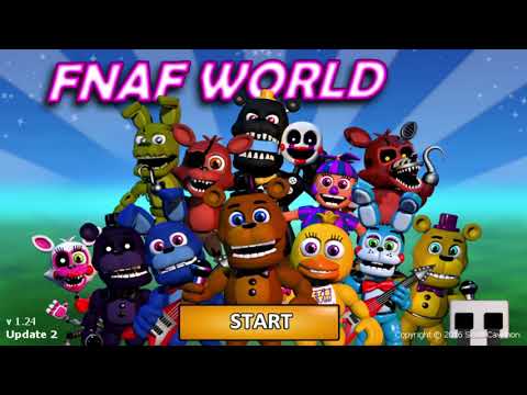 FNAF WORLD UPDATE 1 Normal Mode - FULL GAME (1/2) - No commentary