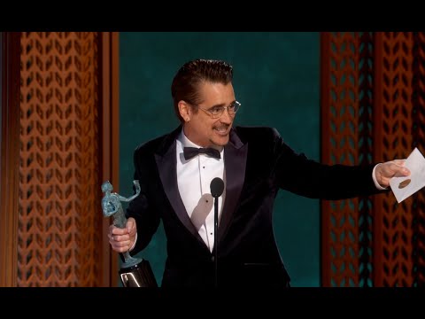 Colin Farrell: Award Acceptance Speech | The 31st Annual SAG Awards