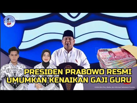 GAJI GURU NAIK Full Pidato Prabowo Subianto pada Peringatan Hari Guru Nasional