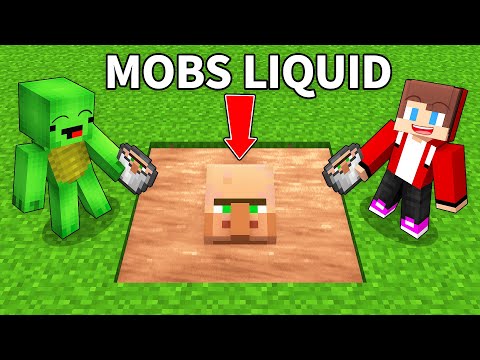 Mikey and JJ Can MELT the MOBS in Minecraft (Maizen)