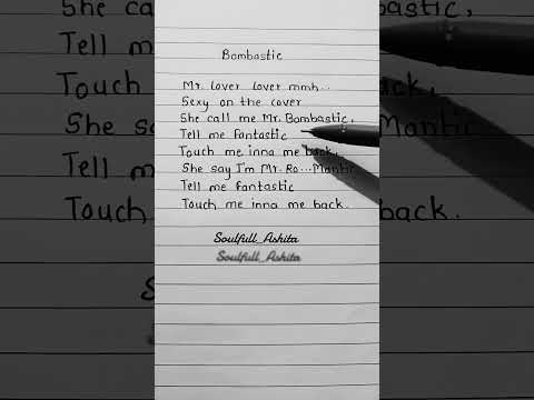 Bombastic #lyrics #songlyrics #music #lyricvideo #shorts