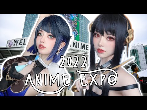 anime expo vlog - cosplayer pov