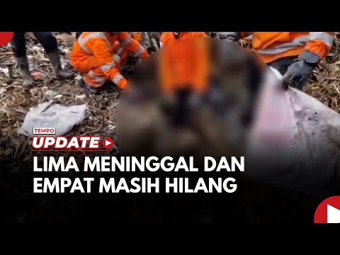 Data Korban Banjir dan Longsor Sukabumi: 5 Meninggal dan 4 Lainnya Dinyatakan Hilang