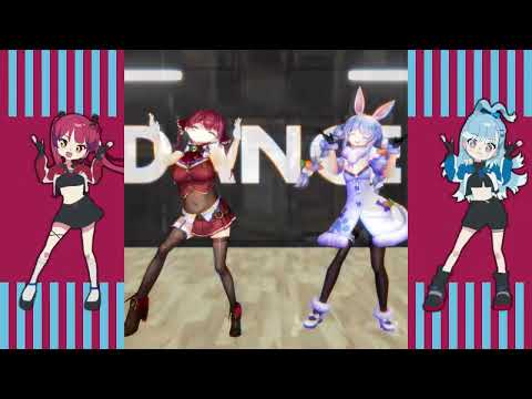 【MMDホロライブ】III 【宝鐘マリン＆兎田ぺこら】#shorts #iiichallenge