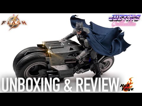 Hot Toys Batman & Batcycle The Flash Unboxing & Review