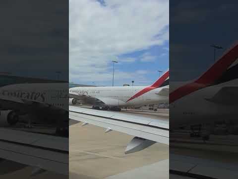 Emirates Airbus A380 at the ramp #kuyabogpilotzn #emirates #airbus #a380 #airport #ramp