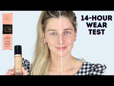 Too Faced Born This Way MATTE Foundation Honest Review + 14 Hour Wear Test with a Mask