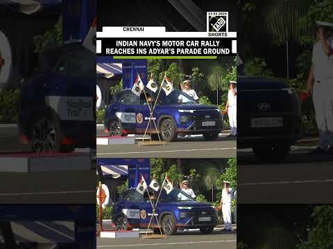 Indian Navy's Motor Car Rally reaches INS Adyar’s Parade Ground in Chennai