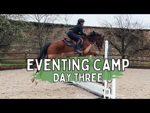 EVENTING CAMP BEST DAY| XC On Grass and HUGE SJ!