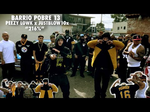 Barrio Pobre 13 | Peezy Lowk x JustBlow10x “216%” (Music Video) #trending #longbeach #viralvideo