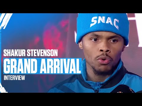 Shakur Stevenson Is Ready To Deliver A Show | GRAND ARRIVALS