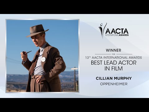 Cillian Murphy (Oppenheimer) wins the AACTA International Award for Best Lead Actor in Film