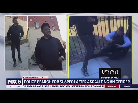 Video shows attack on DC police officer