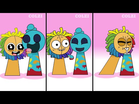 Delicious Doey - Sprunki Yarnaby Meets Doey Phase 4, Phase 5, Phase 6 | Compilation Incredibox