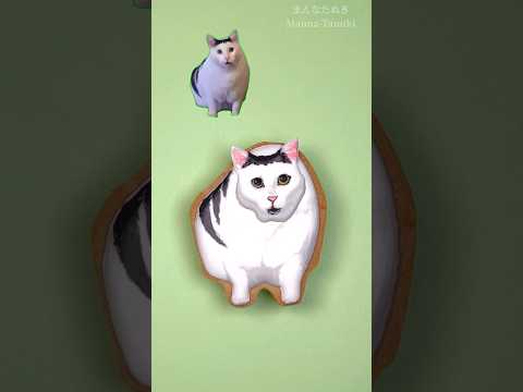 猫ミームをお菓子で作ってみた🐾 #shorts