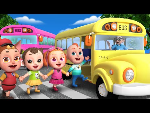 Wheels on the Bus | Wheels on the Bus Dance Song + More | Rosoo Nursery Rhymes & Kids Songs