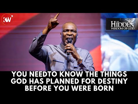 YOU NEED TO KNOW THE THINGS THAT GOD HAS PLANNED FOR YOU BEFORE YOU WERE BORN - Apostle Selman