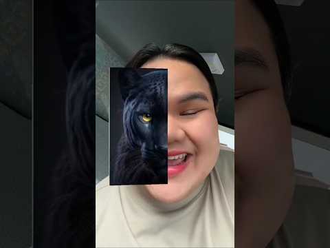 ani mal twin | trying tiktok filters 🤣 | wait for me 😂| #shorts #funny #trending #filter #tiktok