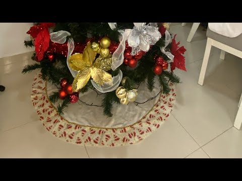 Cómo hacer un pie de árbol navideño de la manera más sencilla