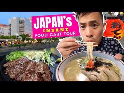 Insane Japanese Yatai Food Cart Tour & More