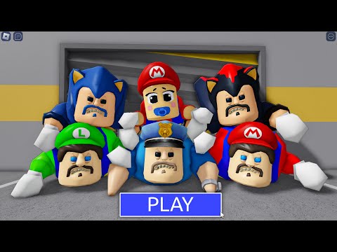 SONIC & MARIO BARRY'S FAMILY NEEDS HELP! FULL GAME #obby #Roblox