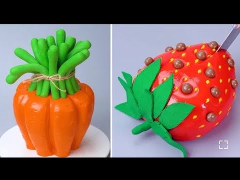 🍏🍓GS Satisfying 3D Fondant FruitCake Recipe ldeas | Wonderful CakeDecorating Tutorials | So Yummy