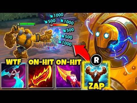 Blitzcrank but I proc infinite lightning zaps and you die in seconds... (THIS IS HILARIOUS)