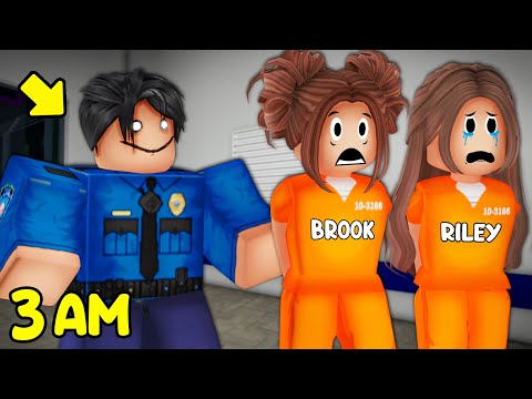 We Got ARRESTED At 3AM In Roblox Brookhaven!!