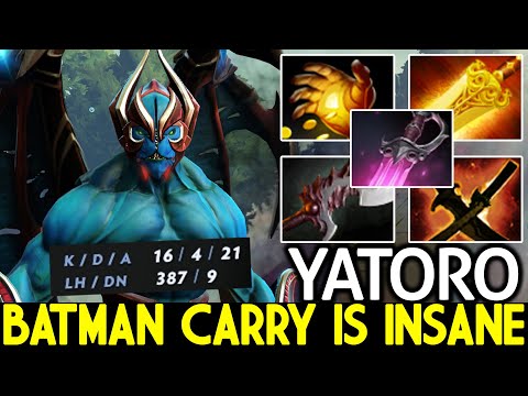 YATORO [Night Stalker] Batman Carry is Insane with Midas + Radiance Dota 2